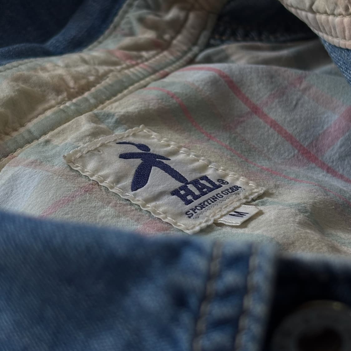 Issey Miyake Hai Patchwork Denim T-shirt 상품이미지2