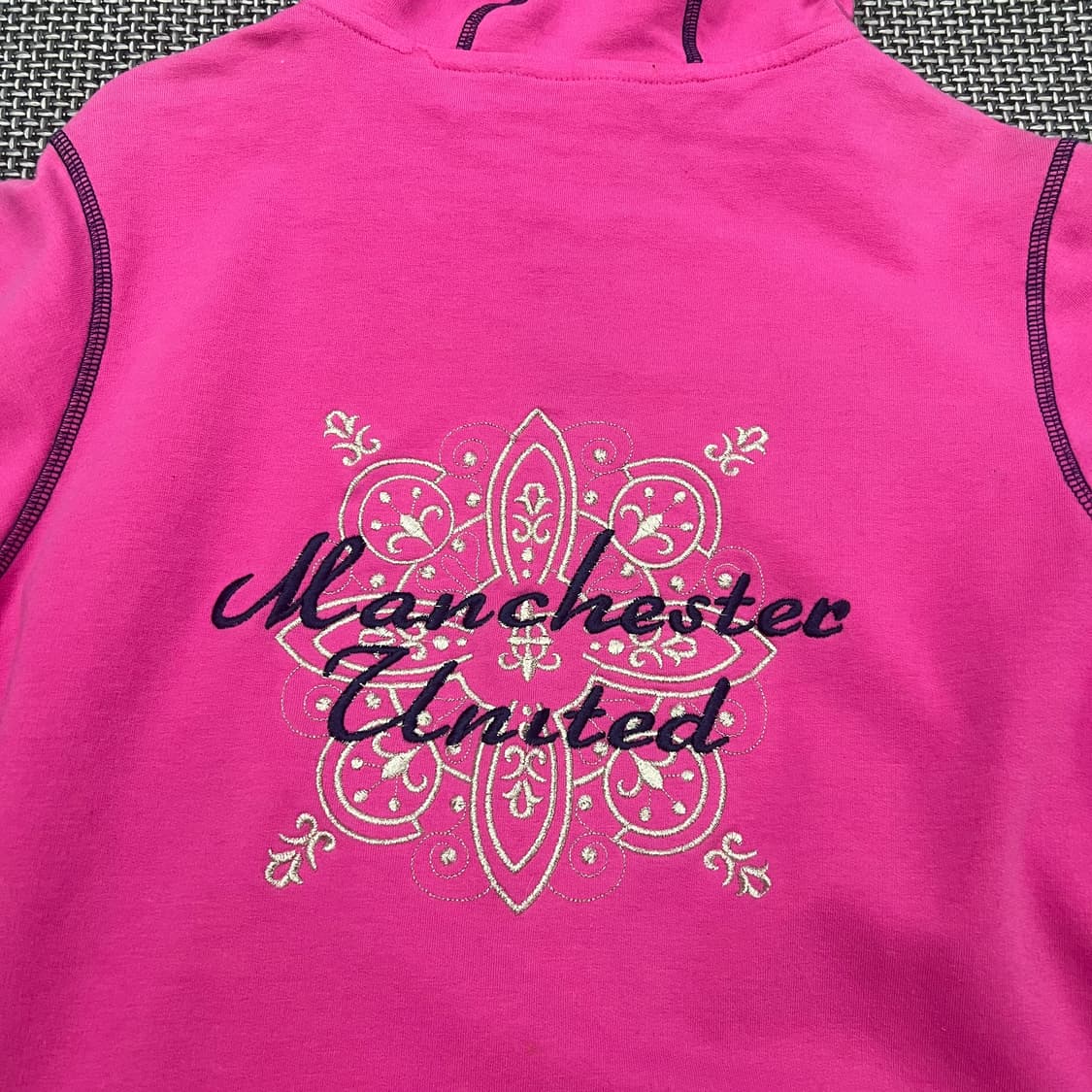 맨체스터 핫핑크 후드집업 상품이미지4