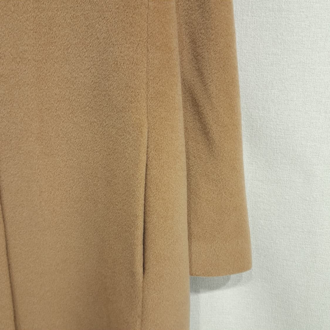 CL281 XL 막스마라 00s 이태리판 울캐시미어 숄칼라 카멜 코트 상품이미지7