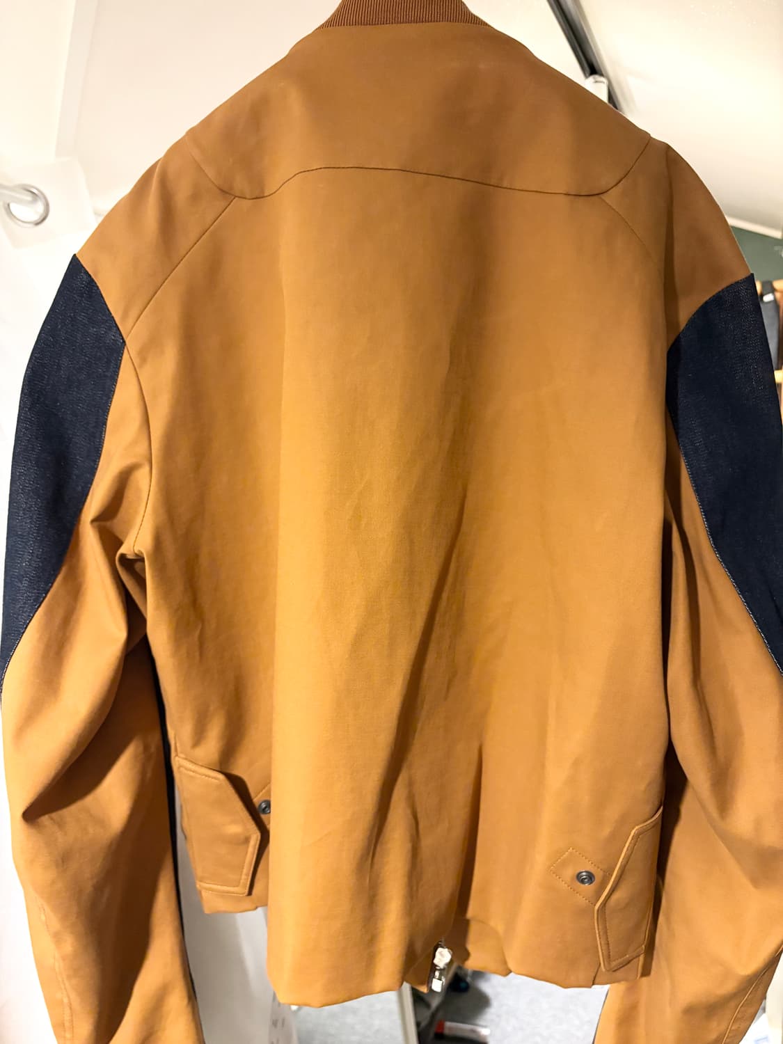 새상품 우영미 데님 패널 바이커 자켓 상품이미지5