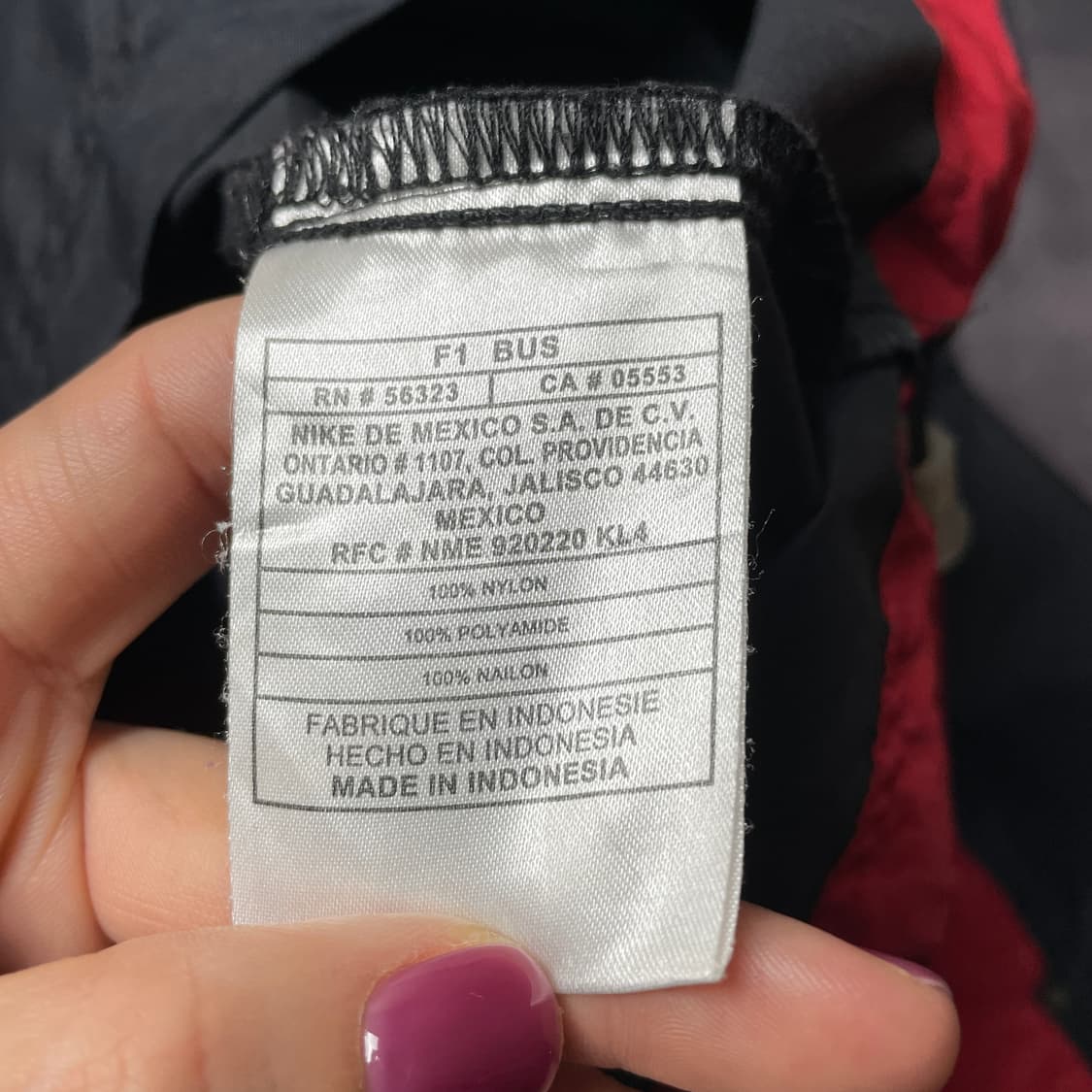 NIKE 00s 나이키 빈티지 블랙 하프집업 윈드브레이커 A00542 상품이미지10