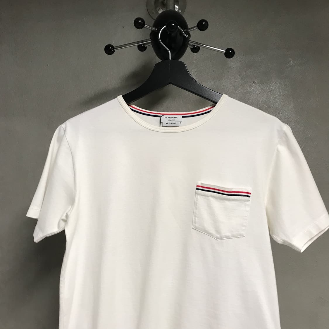 톰브라운 화이트 반팔 티셔츠 1(W) 상품이미지2