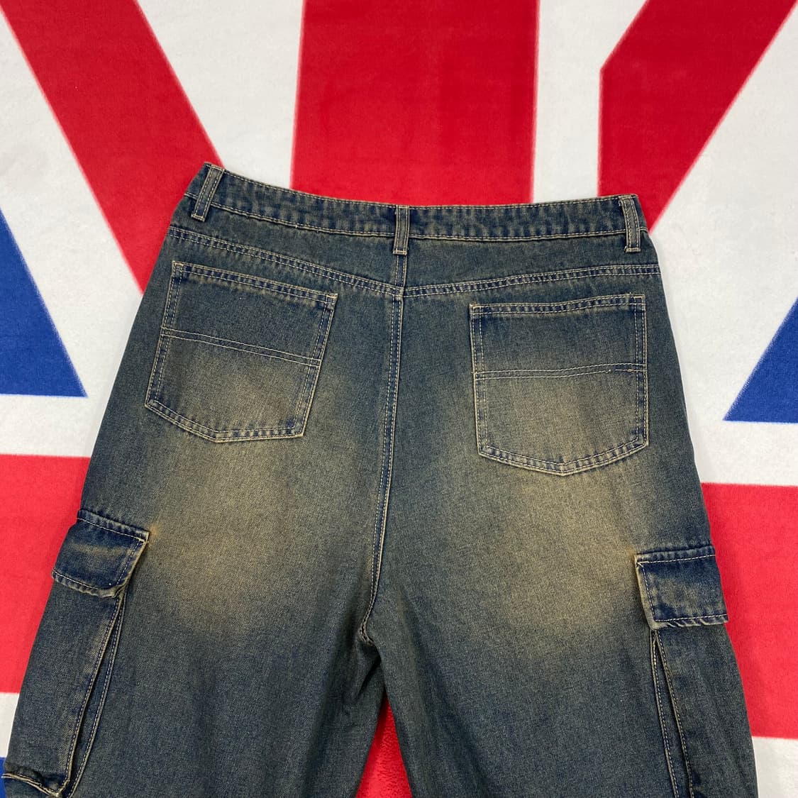 와이드 카고 데님팬츠 L 상품이미지4