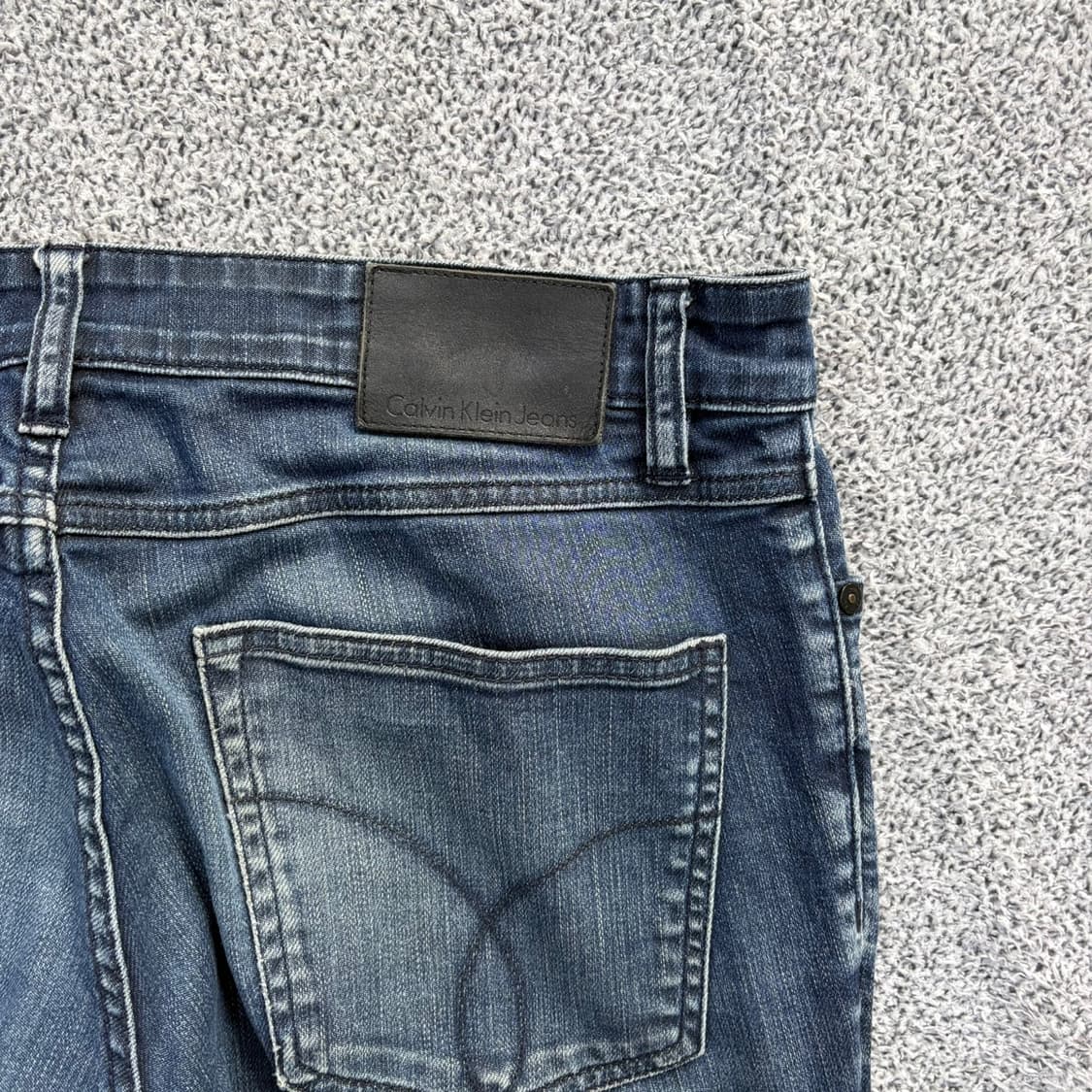 W34L32 캘빈클라인 워싱 데님팬츠 0409J 상품이미지5