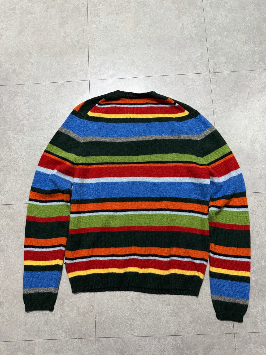 00s 아베크롬비 멀티컬러 빈티지 울 니트 100size   상품이미지6