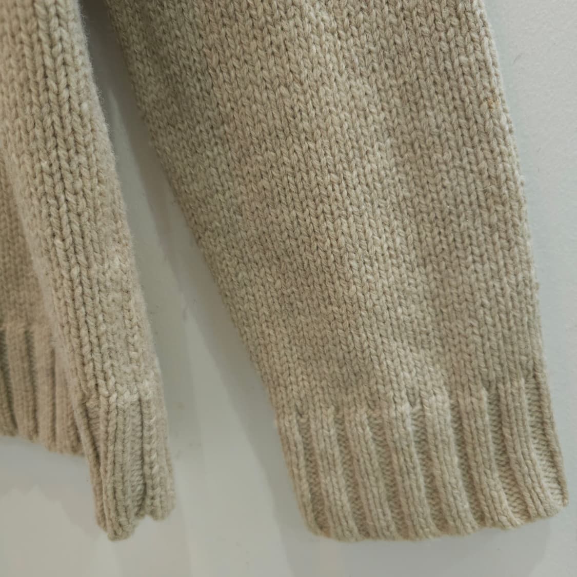 90's 갭 울 하프 집업 니트 상품이미지5