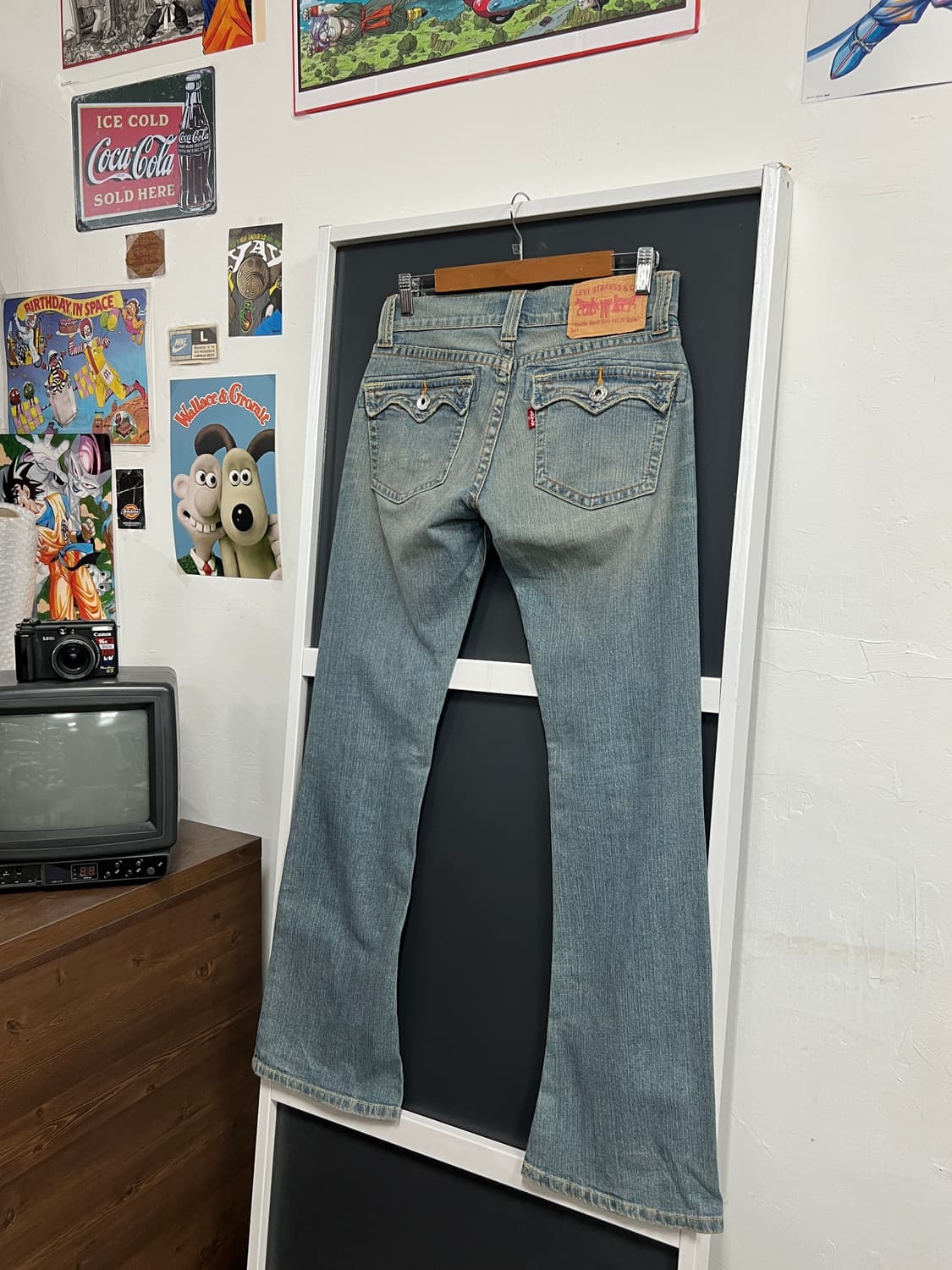 Levis 리바이스 504 슬러치 나팔핏 부츠컷 데님 팬츠 상품이미지1