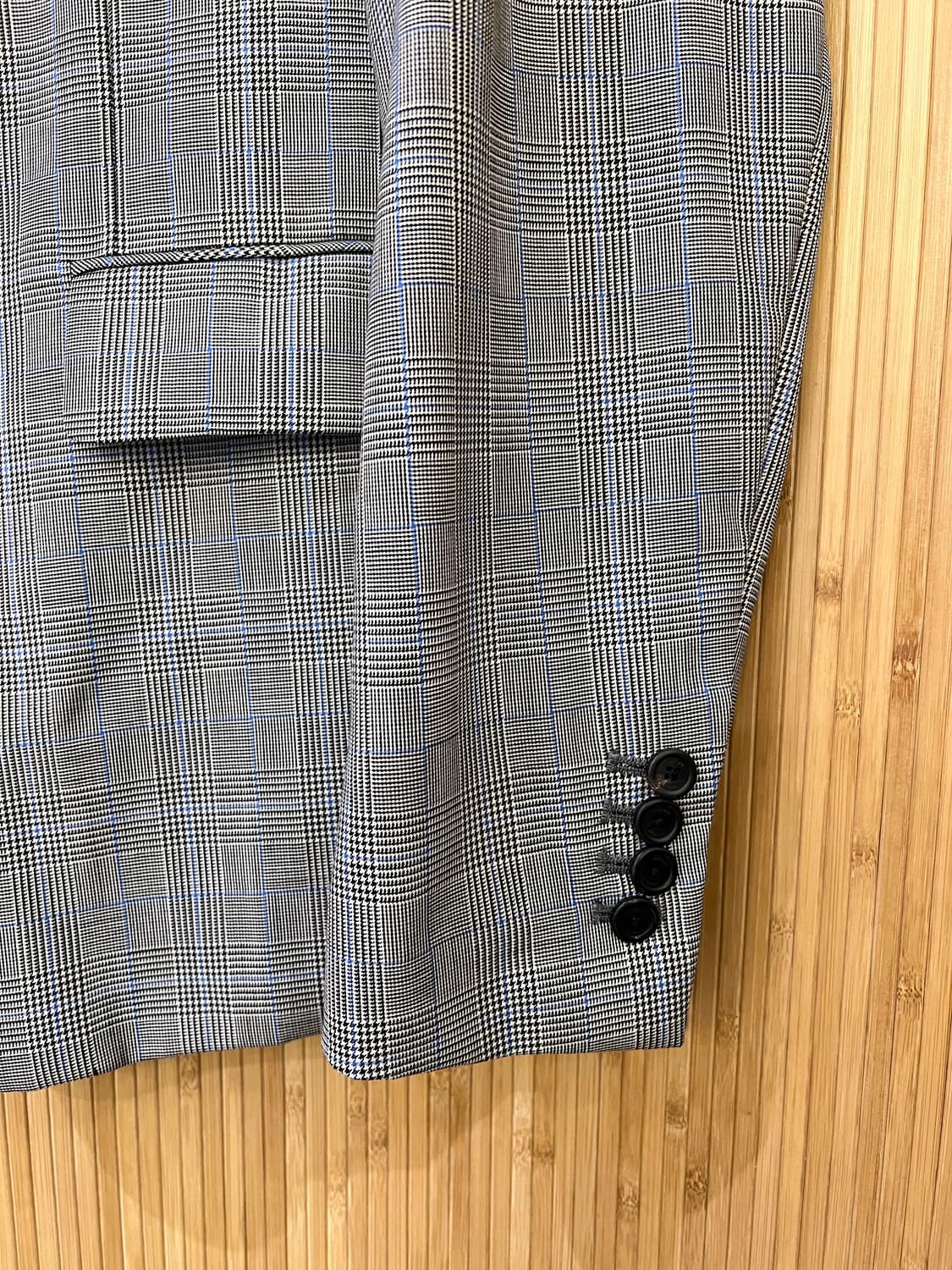 MNGU 체크 패턴 블레이저 자켓 판매 상품이미지2