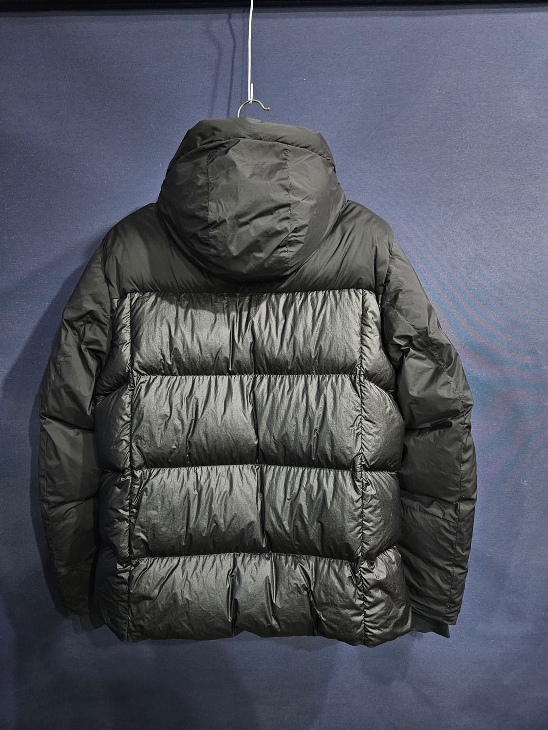 아이더 퍼텍스 블랙컬러 남성 105~110 구스다운 후드패딩  상품이미지2