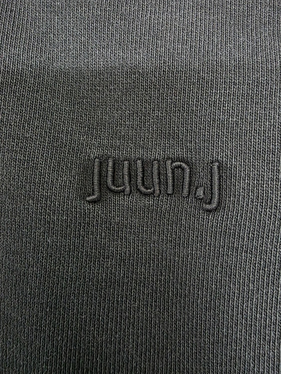 JUUN.J 준지 워싱 블랙 후드티 100~105 (FW2024) 상품이미지8