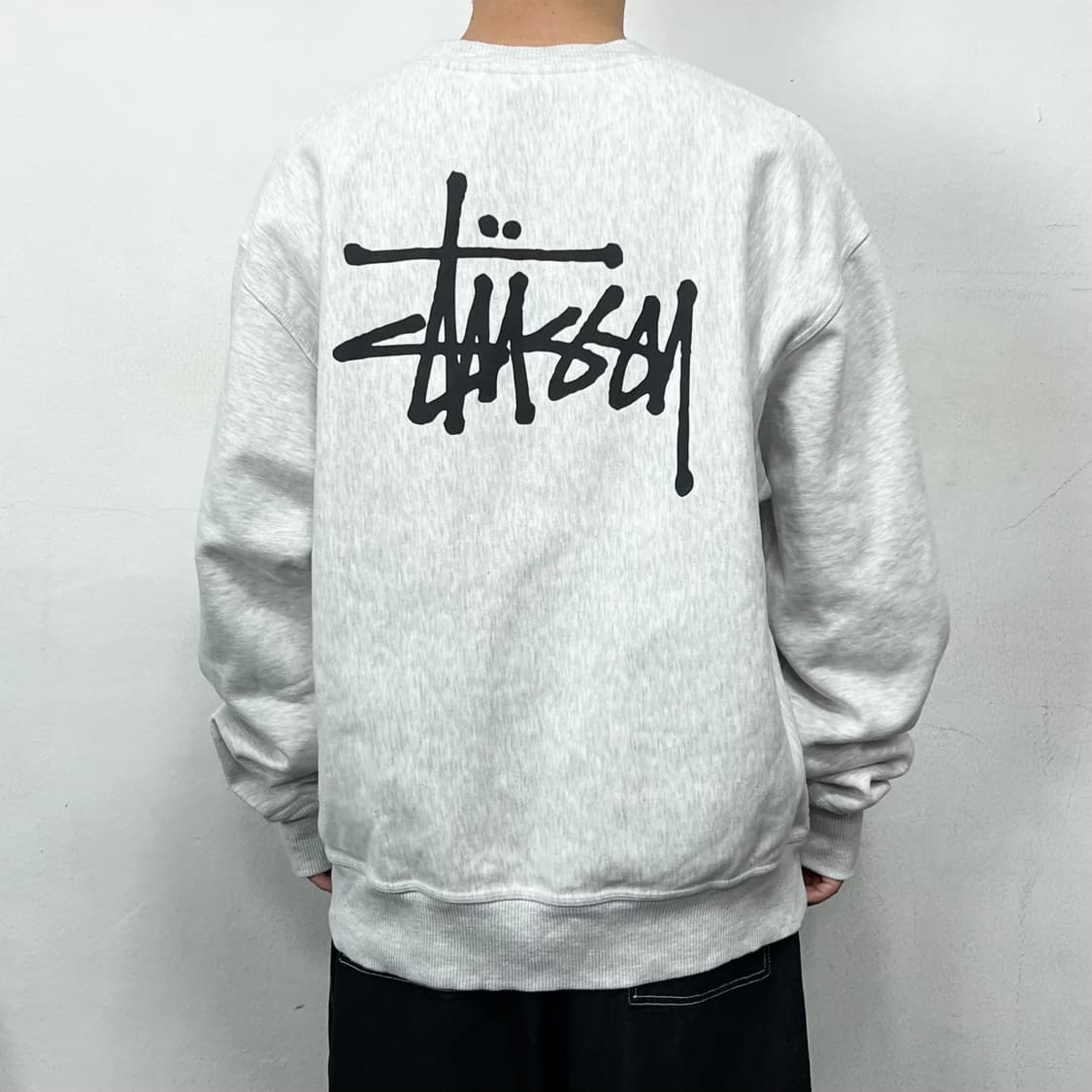 스투시 2022 베이직 크루넥 애쉬 헤더 상품이미지4