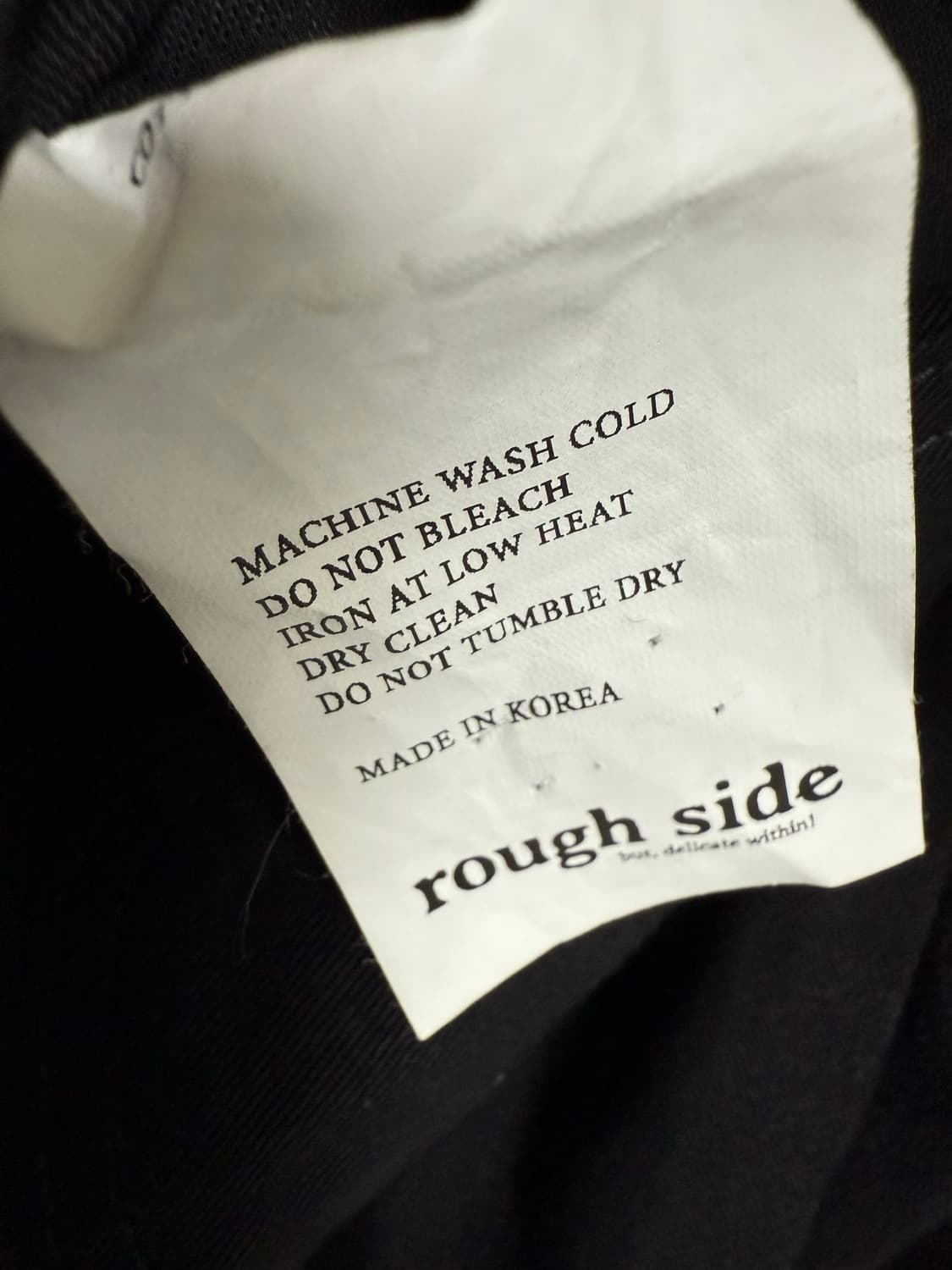 러프사이드 워커스 워크 자켓 블랙 상품이미지4