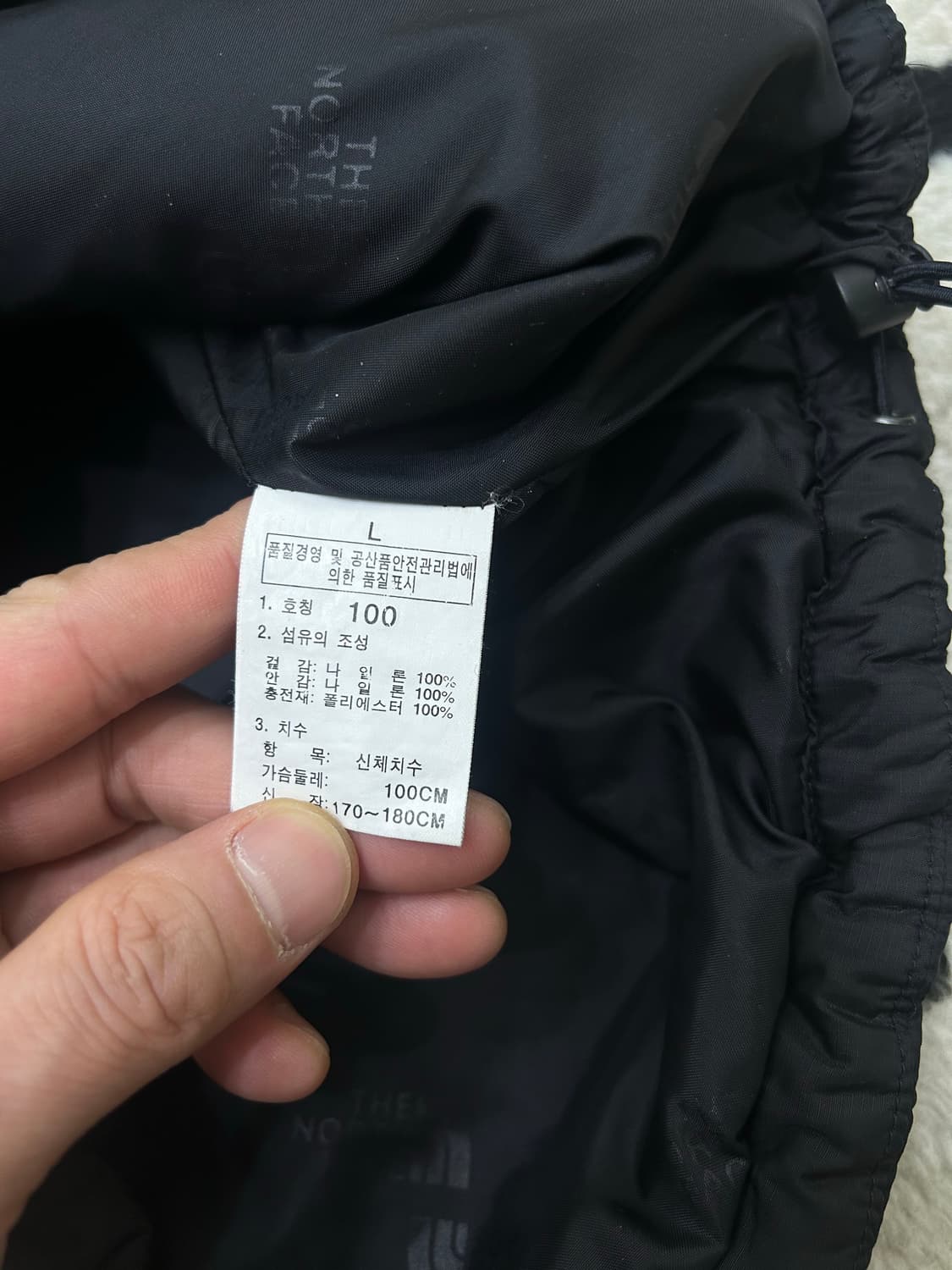 [L]노스페이스 경량 패디드 자켓/블랙 상품이미지6