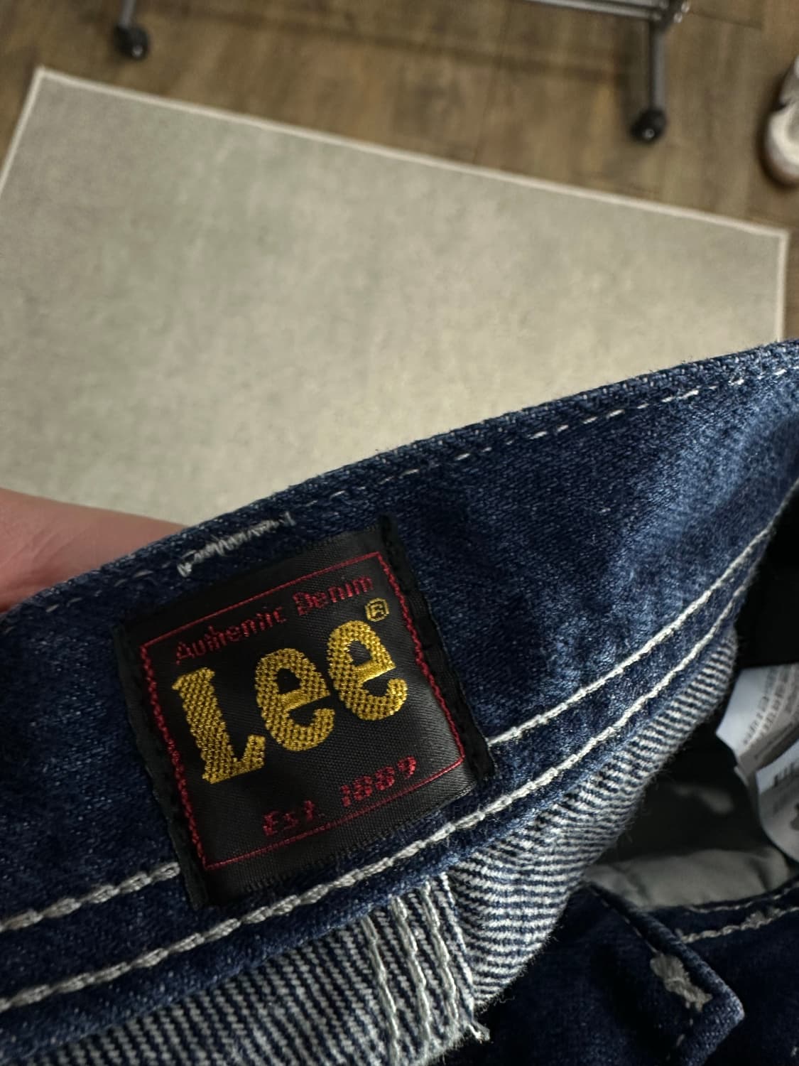 LEE 청 반바지 상품이미지3