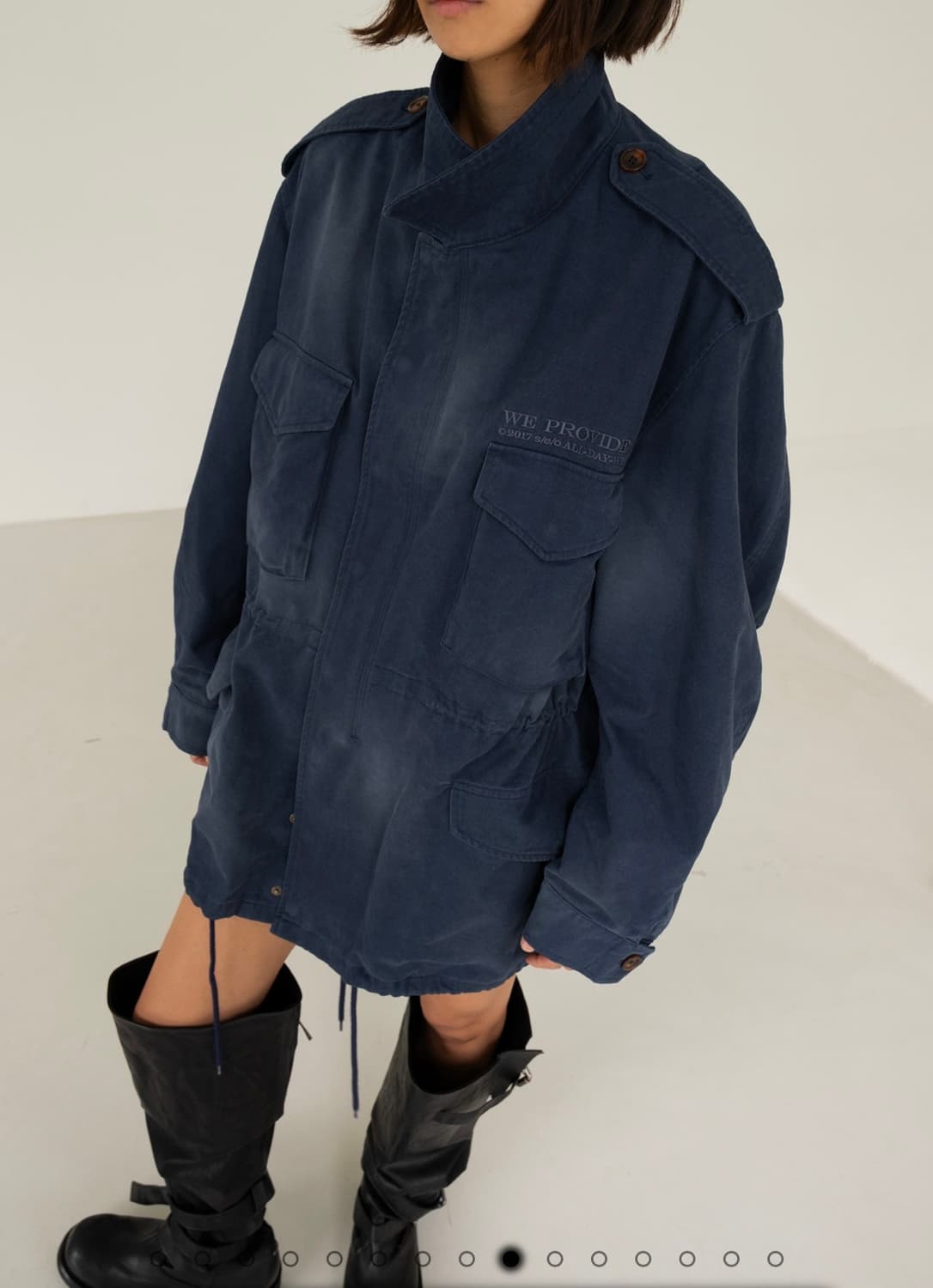 s/e/o 에스이오 코튼 필드자켓 네이비 상품이미지2