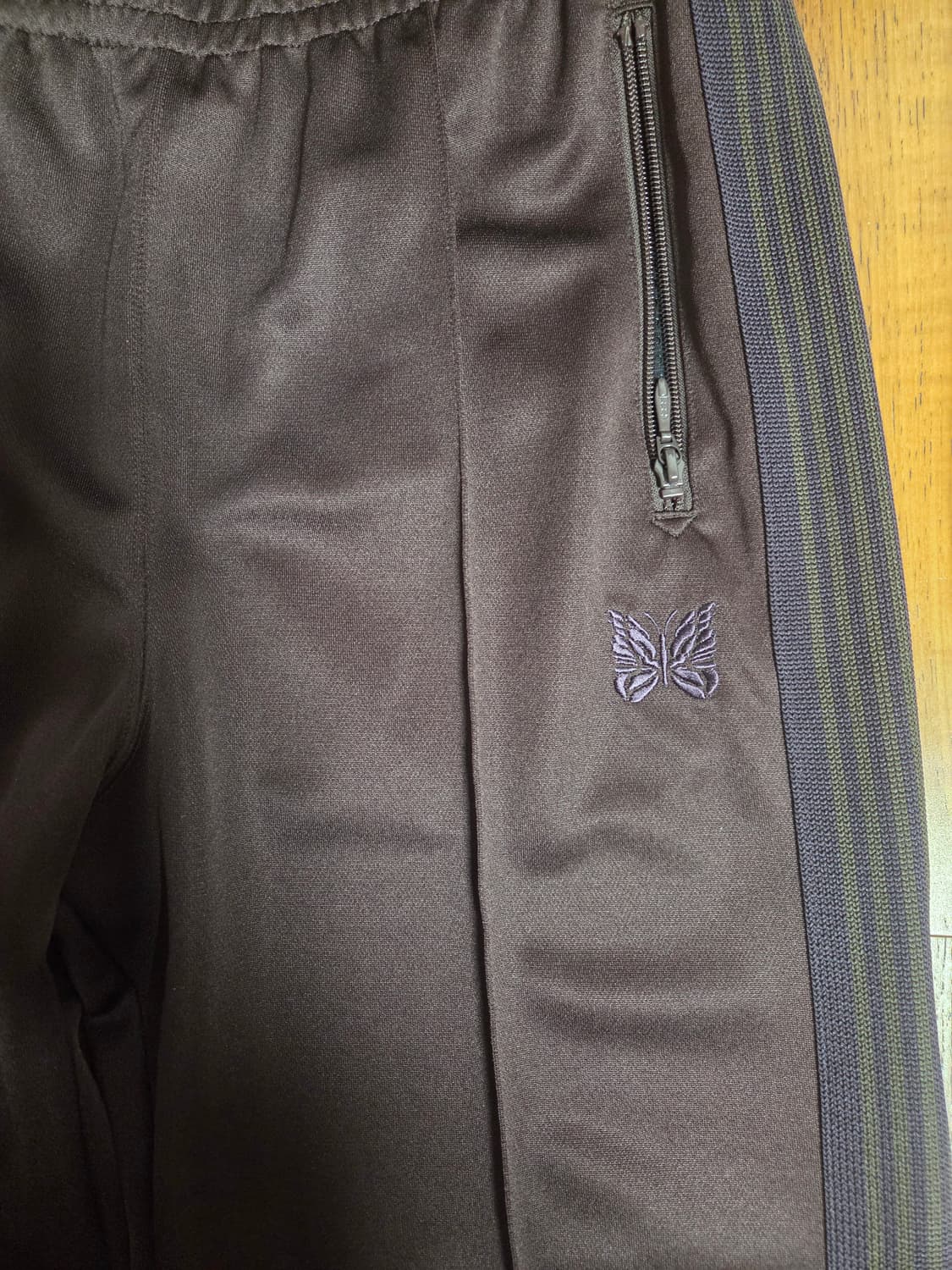 Needles 트랙 팬츠 브라운 상품이미지2