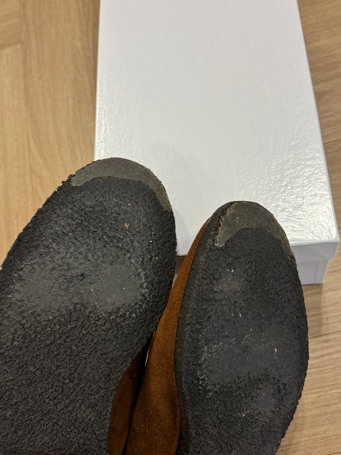 클락스 메이드인UK 스웨이드 더비 슈즈 - 8.5사이즈 상품이미지7