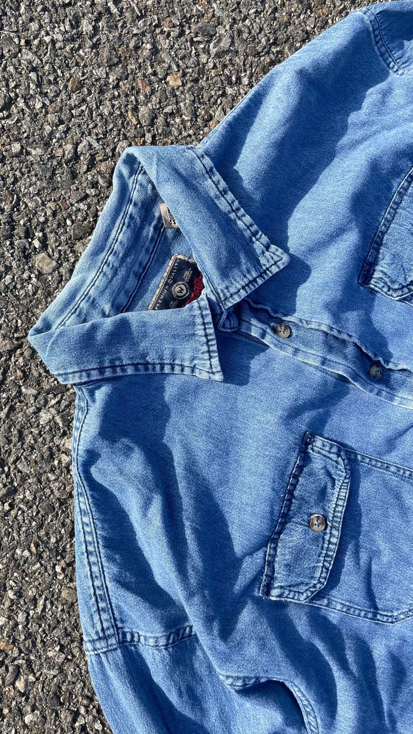 Wrangler 프리미엄 퀄리티 데님 셔츠 XL 상품이미지7