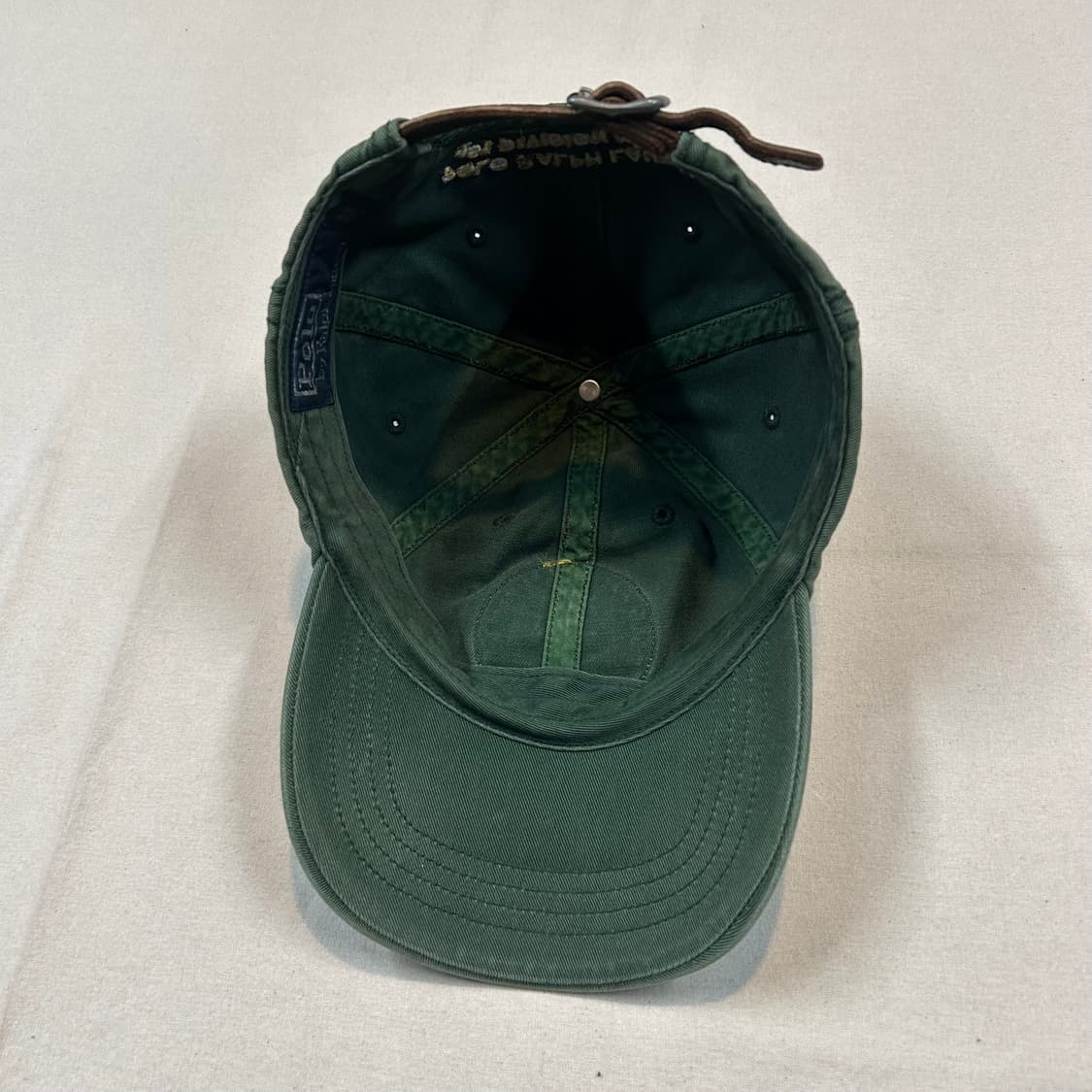 폴로 랄프로렌 크레스트 패치 가죽 스트랩 볼캡 상품이미지7