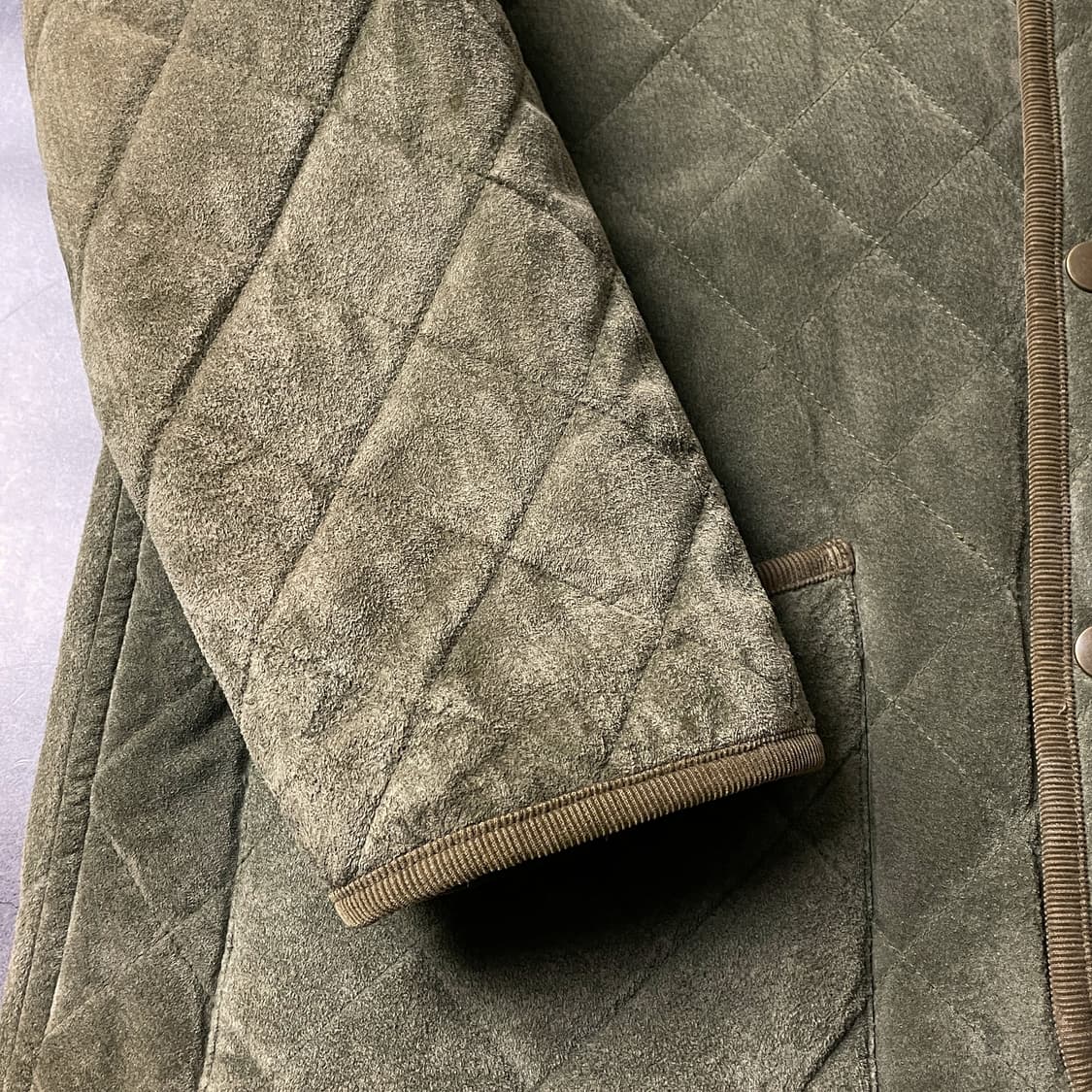 TOMMY HILFIGER 토미힐피거 카키 퀄팅 자켓 A00813 상품이미지5