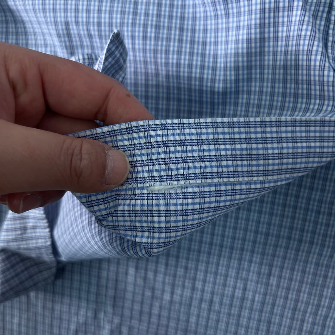 105 폴로랄프로렌 빈티지 체크 코튼 셔츠 상품이미지4