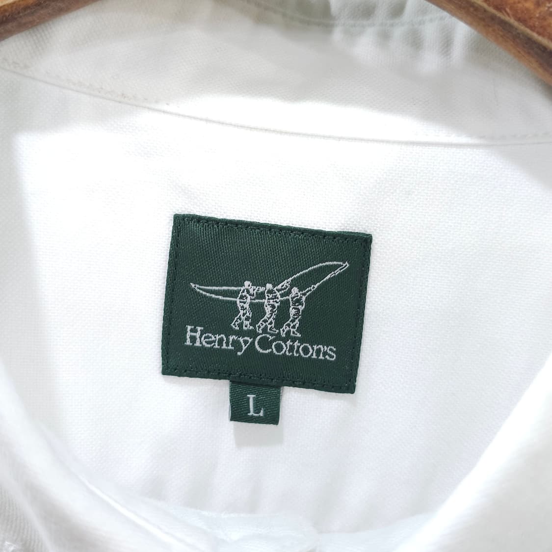 헨리코튼 화이트 반팔셔츠- L 상품이미지8