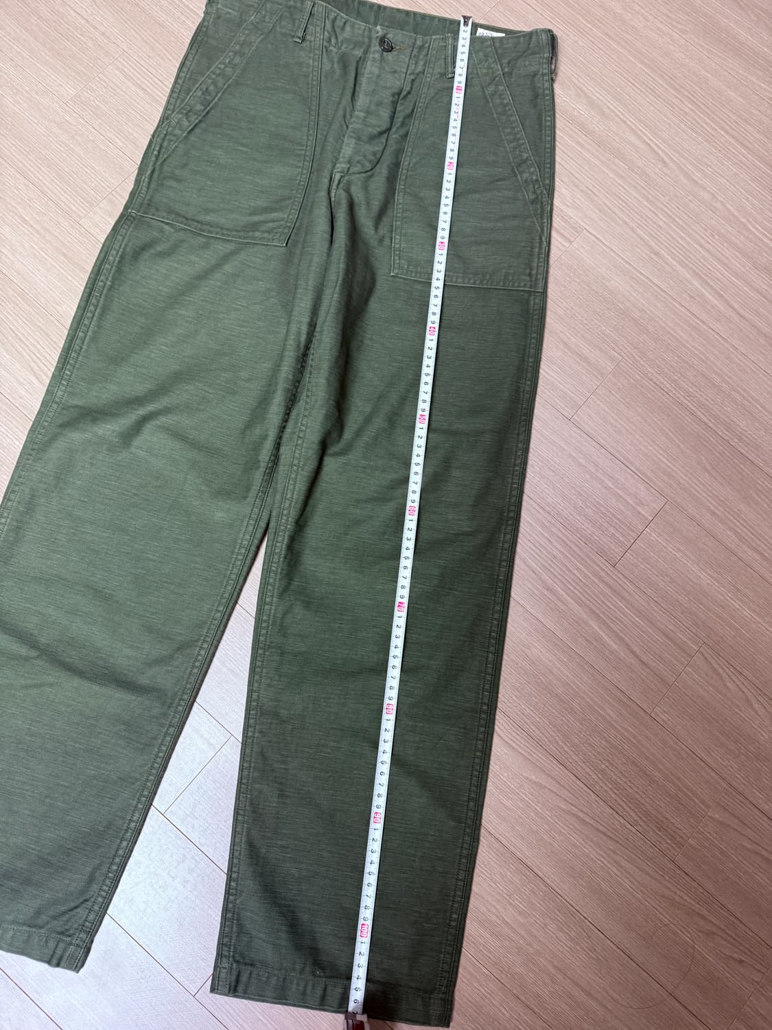 orslow 오어슬로우 퍼티그 레귤러핏 2사이즈 노수선 상품이미지5