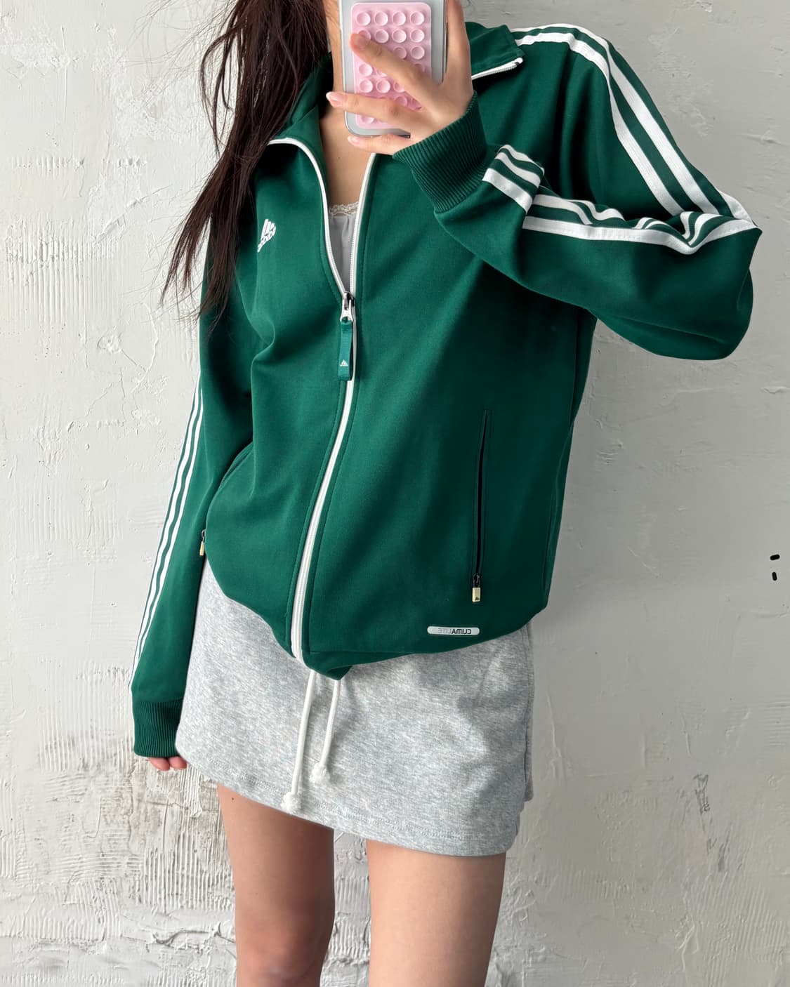 Adidas 아디다스 오리지널 로고 그린컬러 트랙탑 상품이미지8