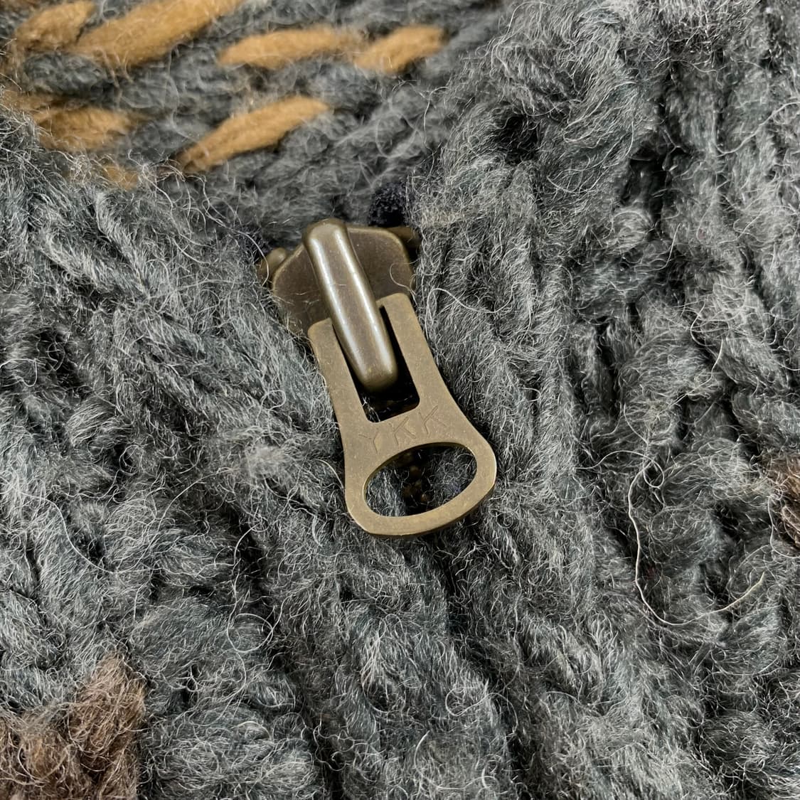 주카스페이스 빈티지 헤비울 코위찬 가디건  상품이미지3