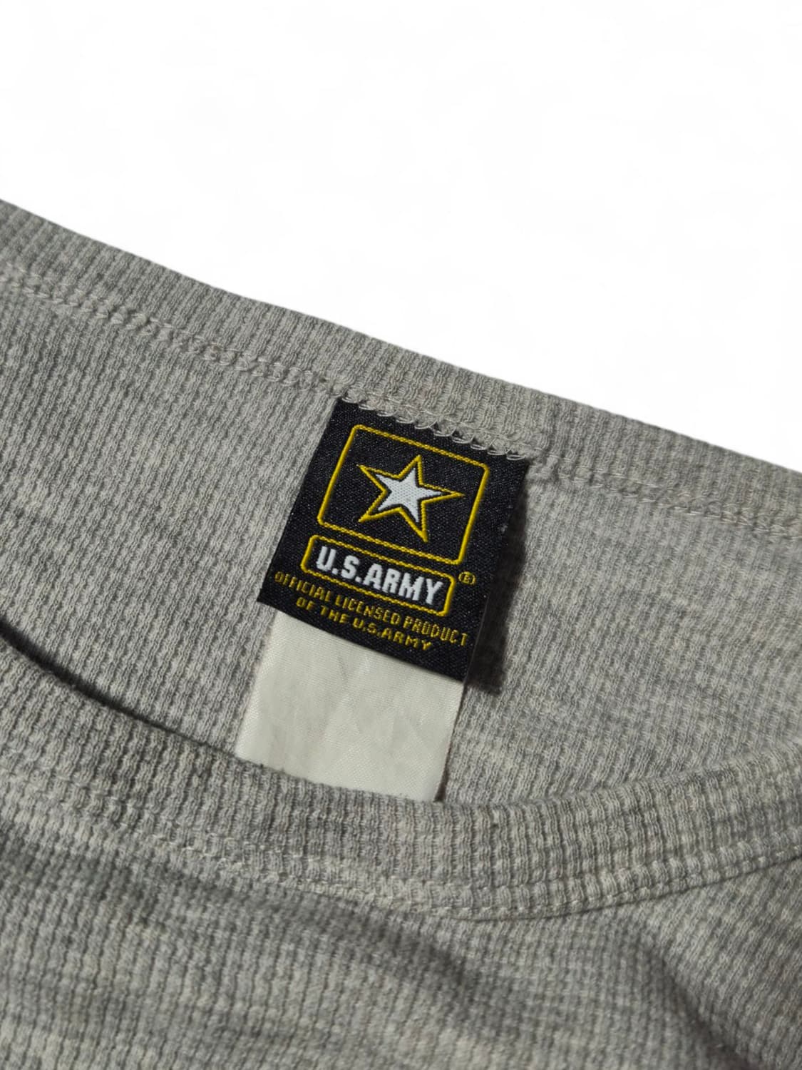 U.S.ARMY 미군 와플 써멀 티셔츠 S 상품이미지3