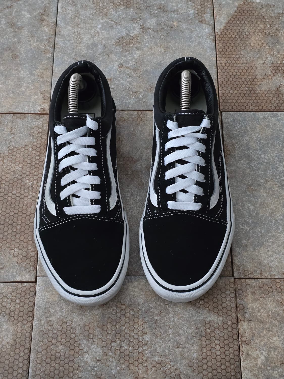 (230)반스 올드스쿨 플랫폼 검흰 상품이미지2