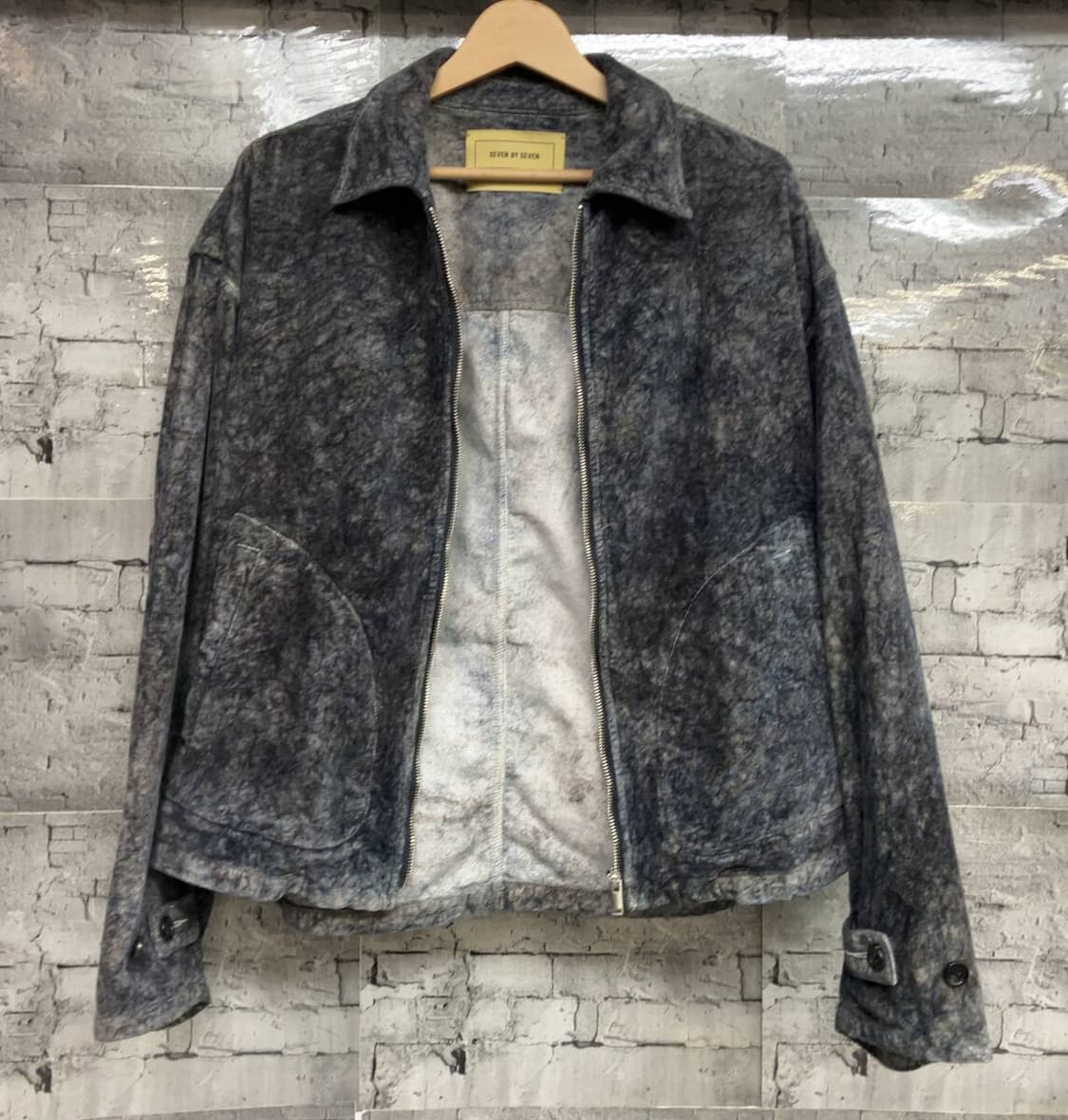 세븐바이세븐 벨벳 쇼트 자켓 상품이미지5