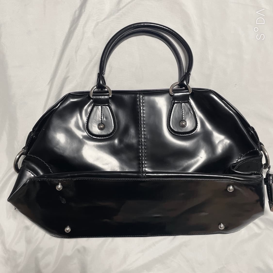 TOD'S 토즈 블랙 페이던트 가방 상품이미지7