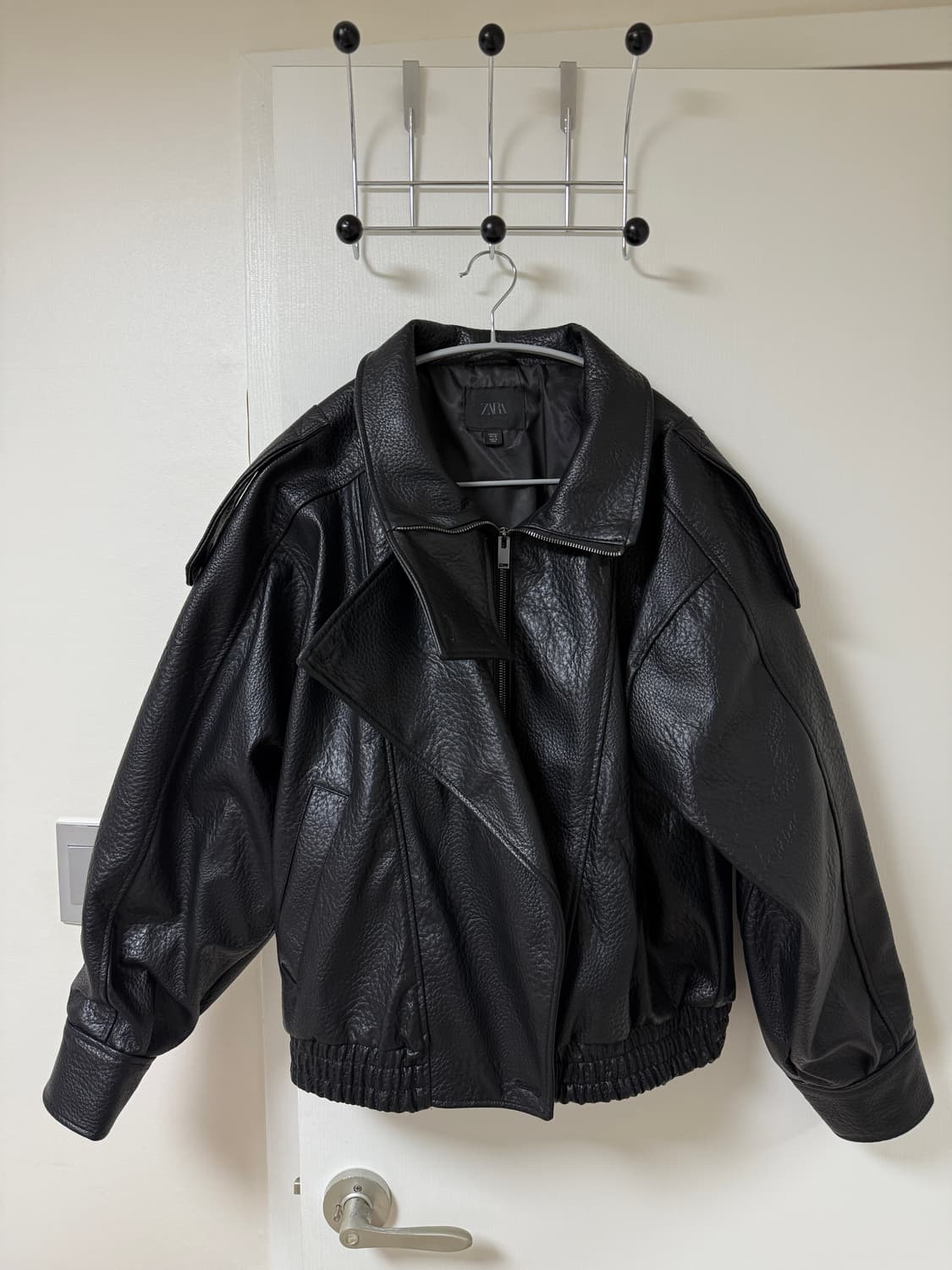 자라 페이크 레더 자켓 (L) 상품이미지1