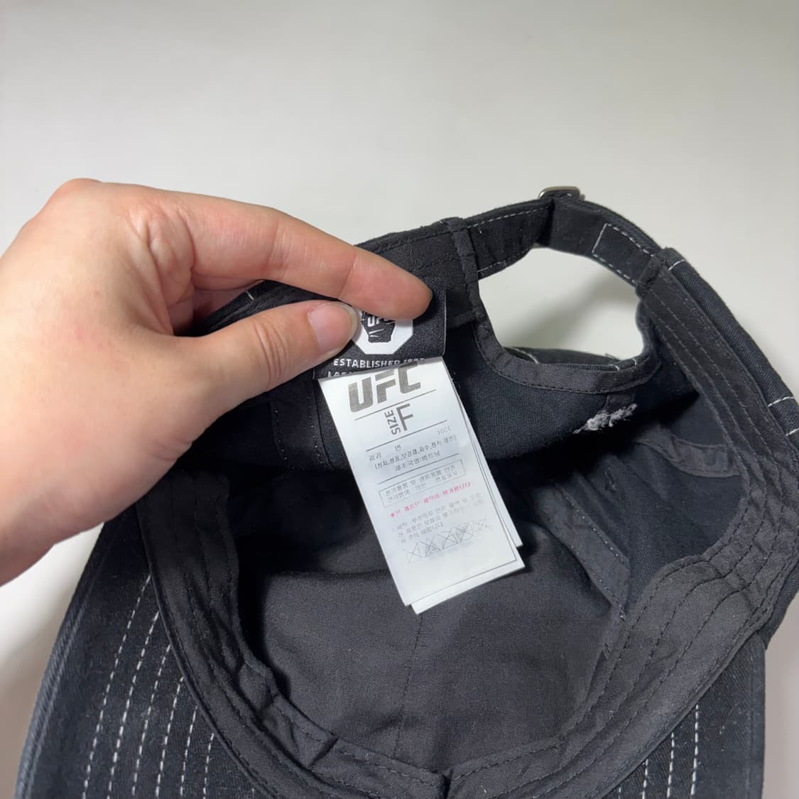 FREE UFC 블랙 스티치 볼캡 상품이미지6