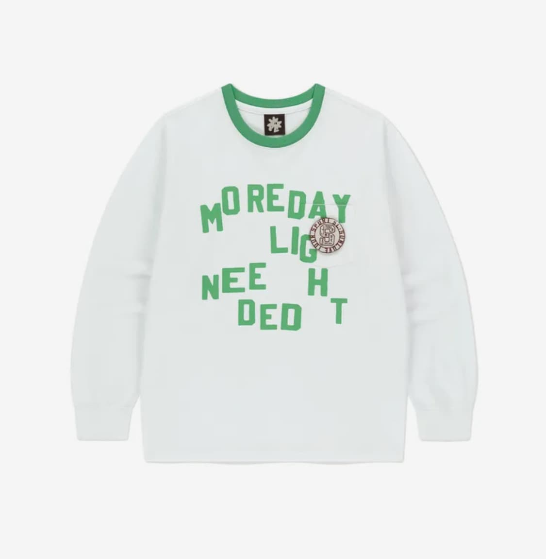 썬러브 롱슬리브 MDLN L/S Tee White 상품이미지1