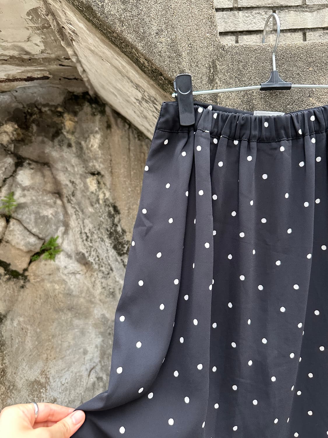Vintage dot buttoned skirt 상품이미지4