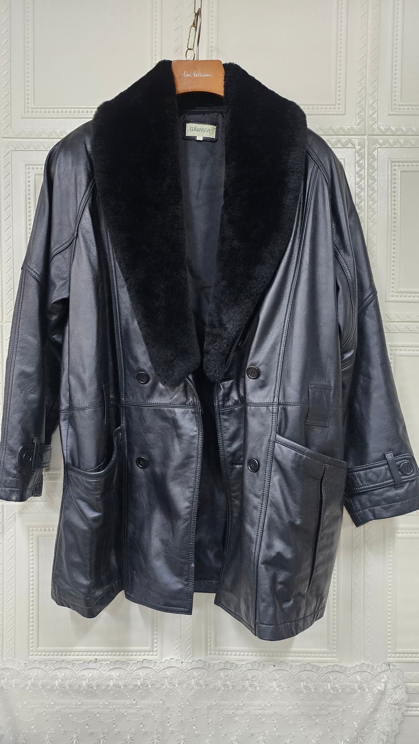 양털 무스탕 남성 가죽 코트 상품이미지2