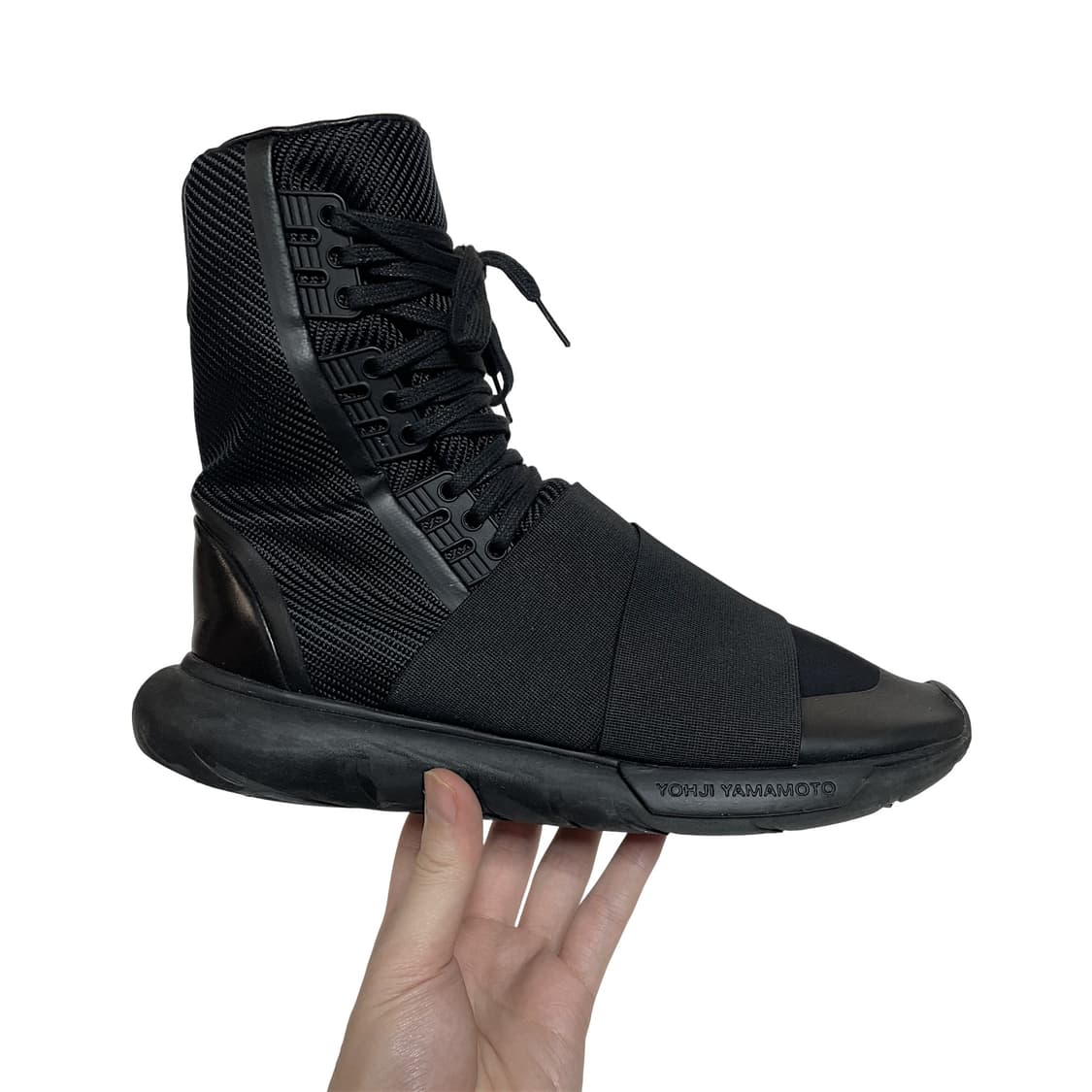 요지 야마모토 콰사 부츠 트리플블랙 AD2017 상품이미지6