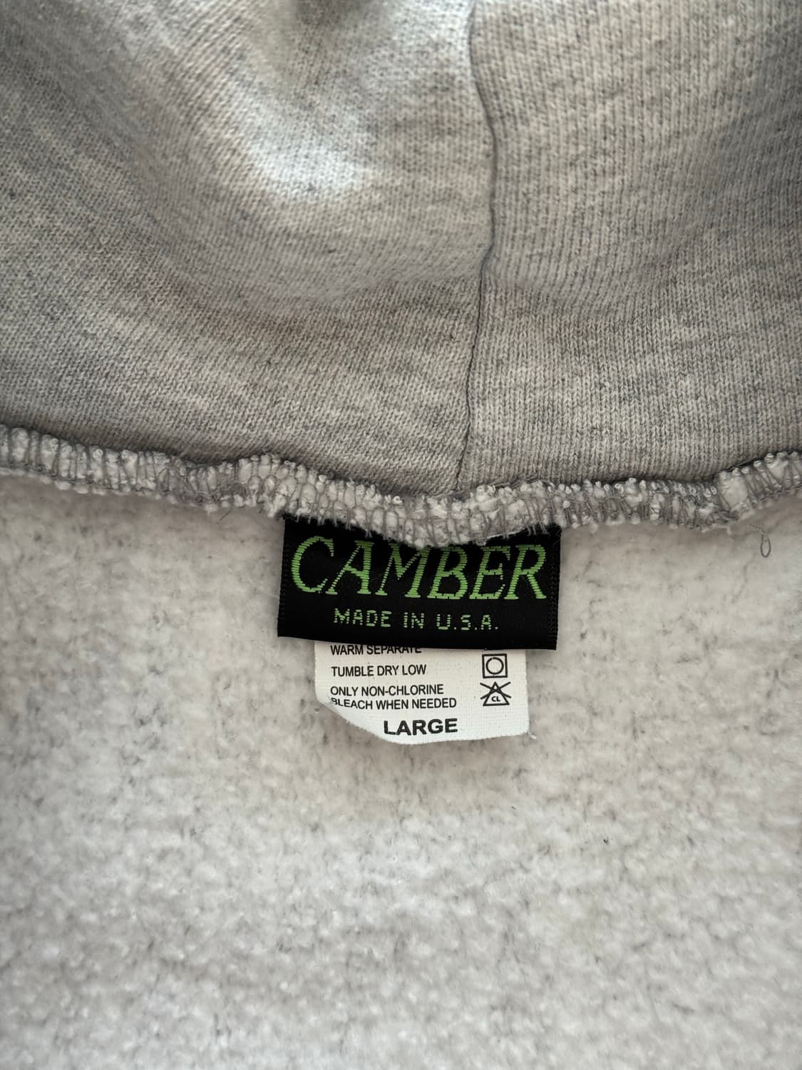 캠버 후드집업 L 상품이미지2