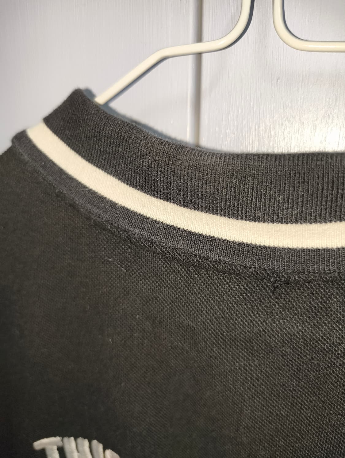 너트앤볼트 반팔 카라 미니원피스 블랙 상품이미지5