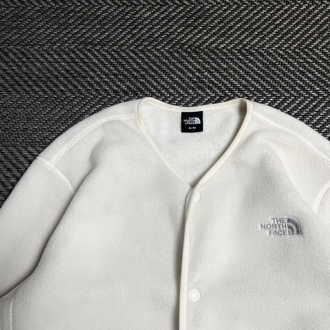 노스페이스 화이트 플리스 가디건 자켓y 5192 상품이미지6