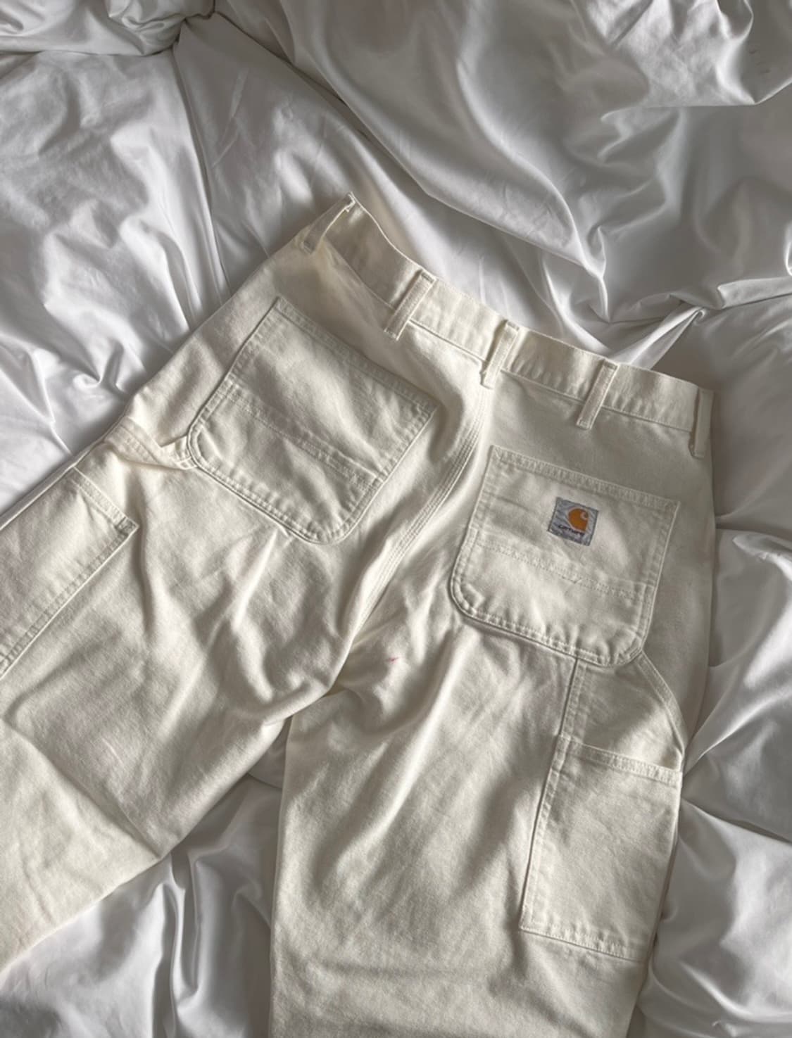 칼하트 더블니팬츠 크림 32 상품이미지2