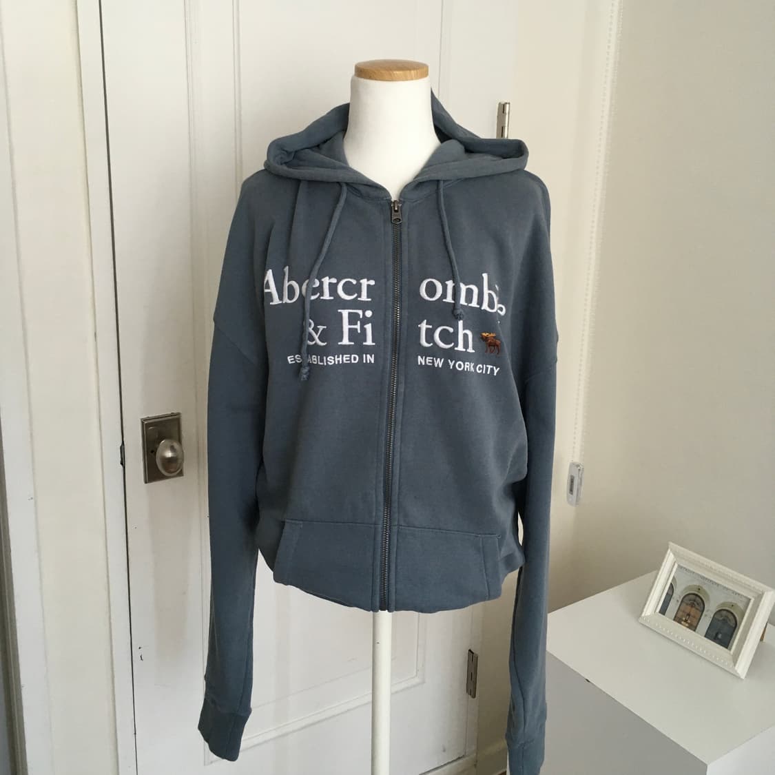 아베크롬비 빈티지 블루 후드집업 상품이미지1