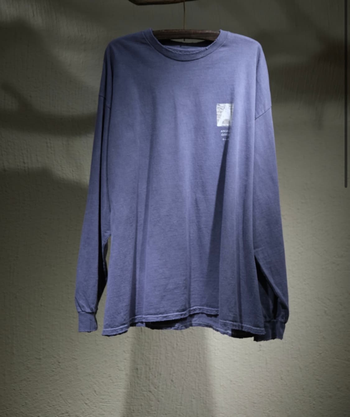 안셀름 25ss 로고 롱슬리브 F Purple 상품이미지1