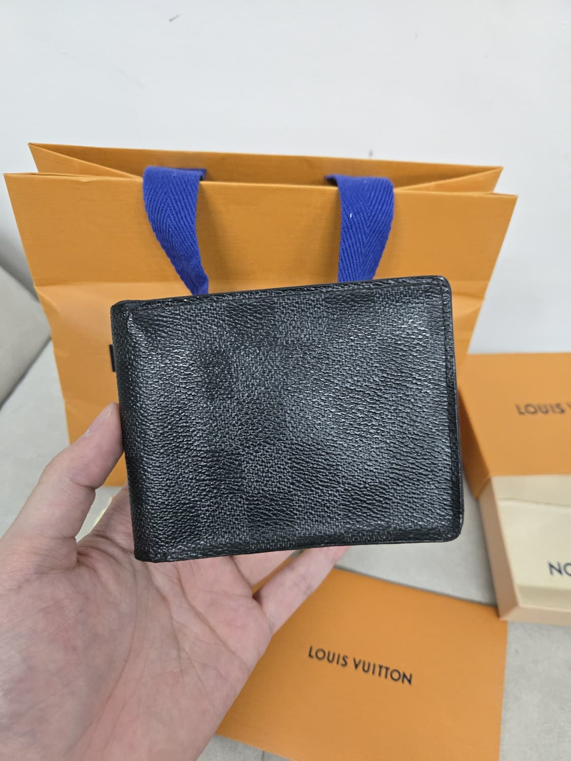 [보증서 정품]루이비통 다미에 반지갑 상품이미지3