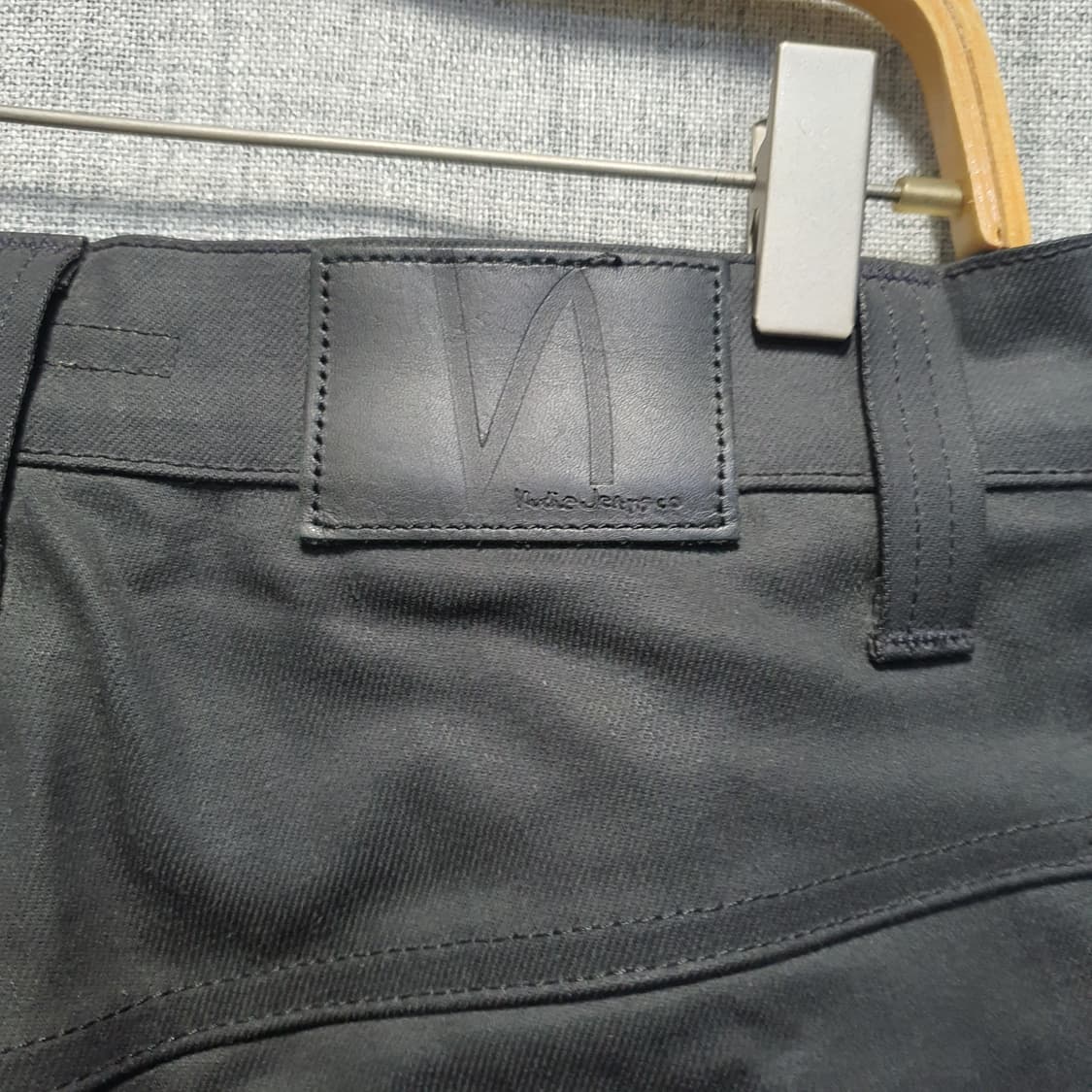 누디진 남성 블랙 코팅진  상품이미지4