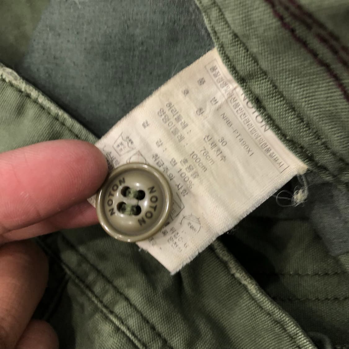 노튼 코튼 카고 반바지 상품이미지5