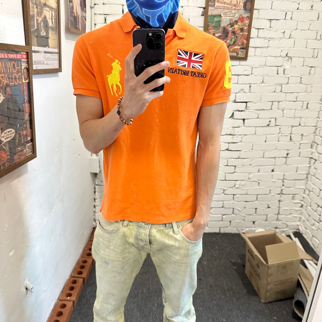 폴로 빅포니 오렌지 잉글랜드 카라티  상품이미지3