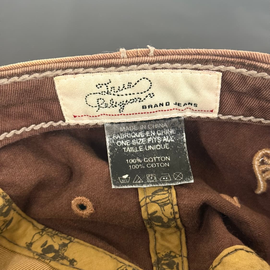 트루릴리전 디스트레스드 해골 스트랩백 상품이미지6